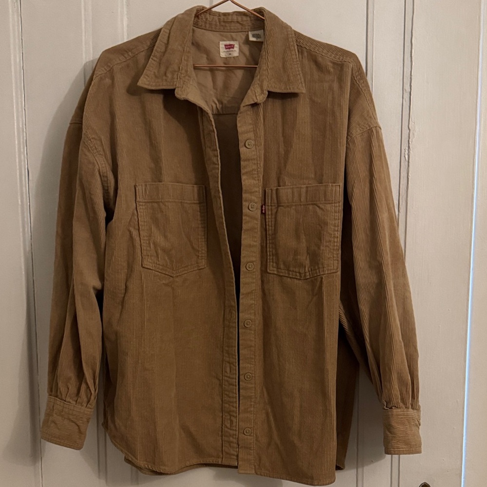 Levi's Men's Brown Corduroy Shirt Jacket